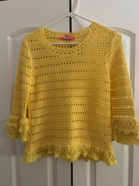 Lilly Pulitzer irina sweater NWT small yellow